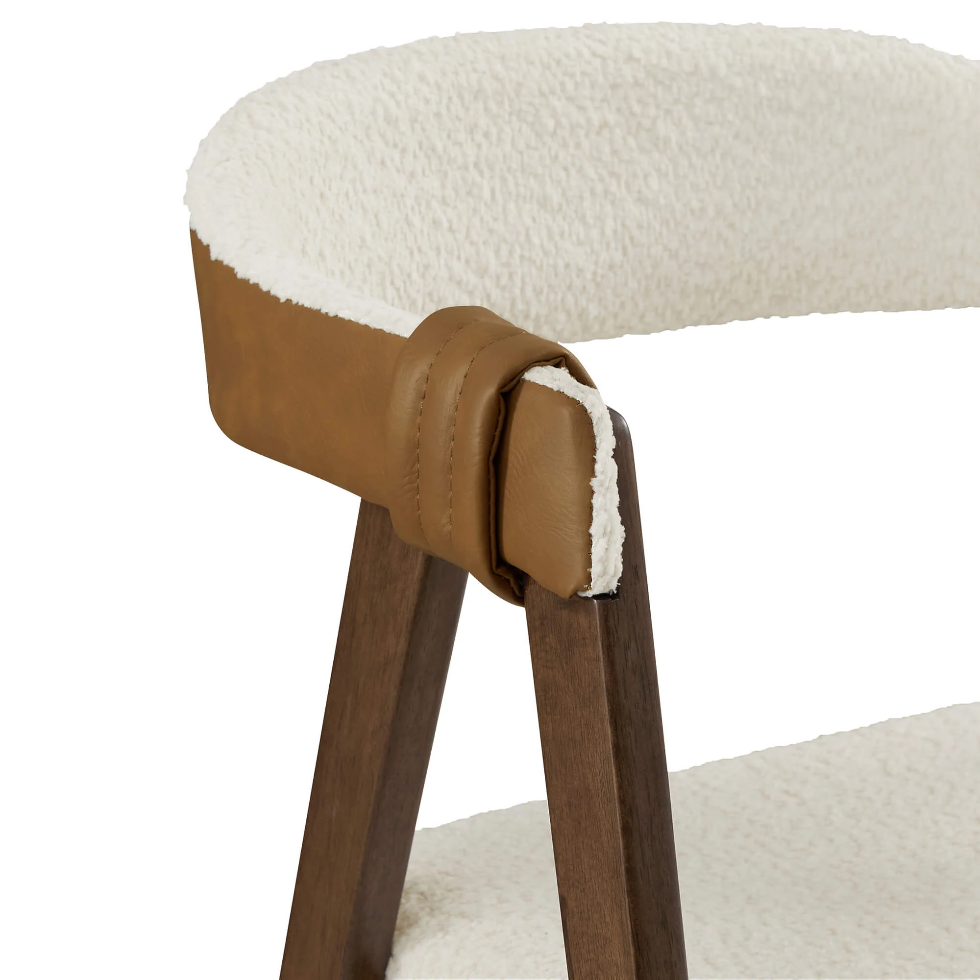 Winfred Mid-century Modern Chenille Dining Chair(Set of 2) - Image 15