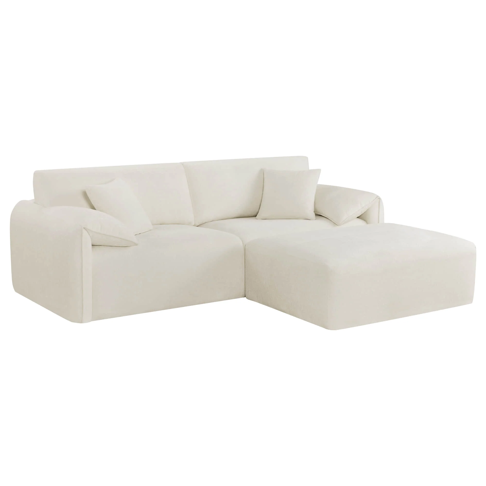 Winsley Feather Filled 3-Seat Sofa with Ottoman, Configurable Pit Sectional - Image 10