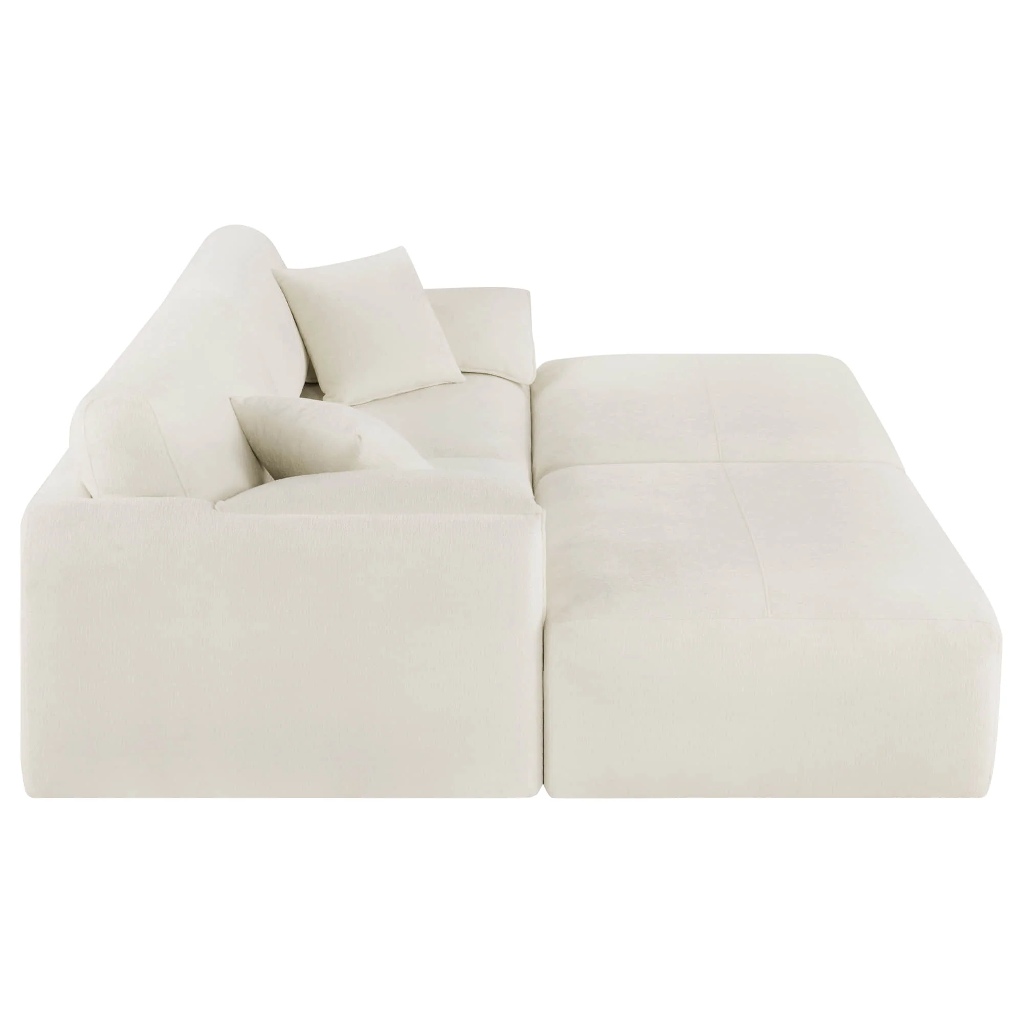 Winsley Feather Filled 3-Seat Sofa with Ottoman, Configurable Pit Sectional - Image 15