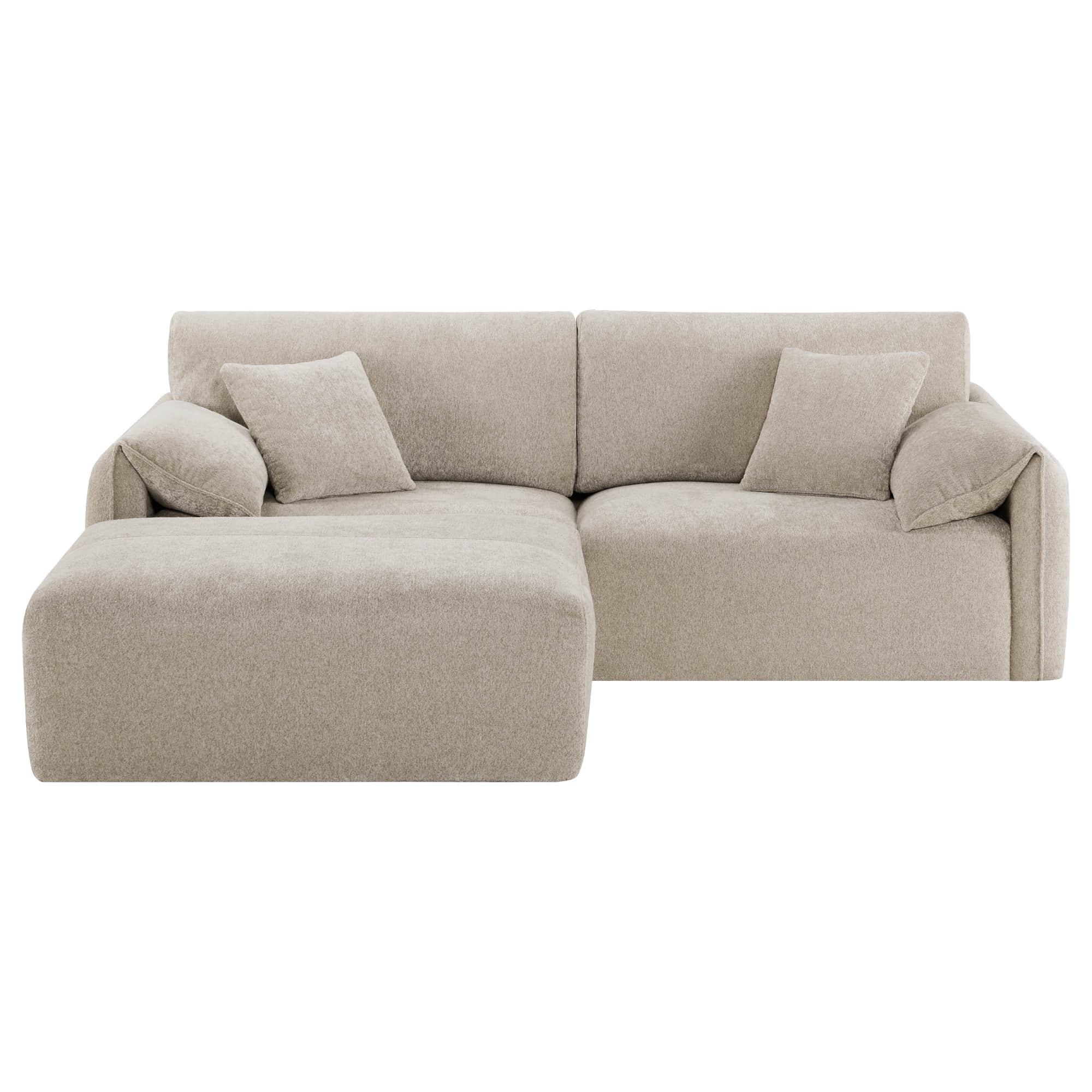 Winsley Feather Filled 3-Seat Sofa with Ottoman, Configurable Pit Sectional - Image 35