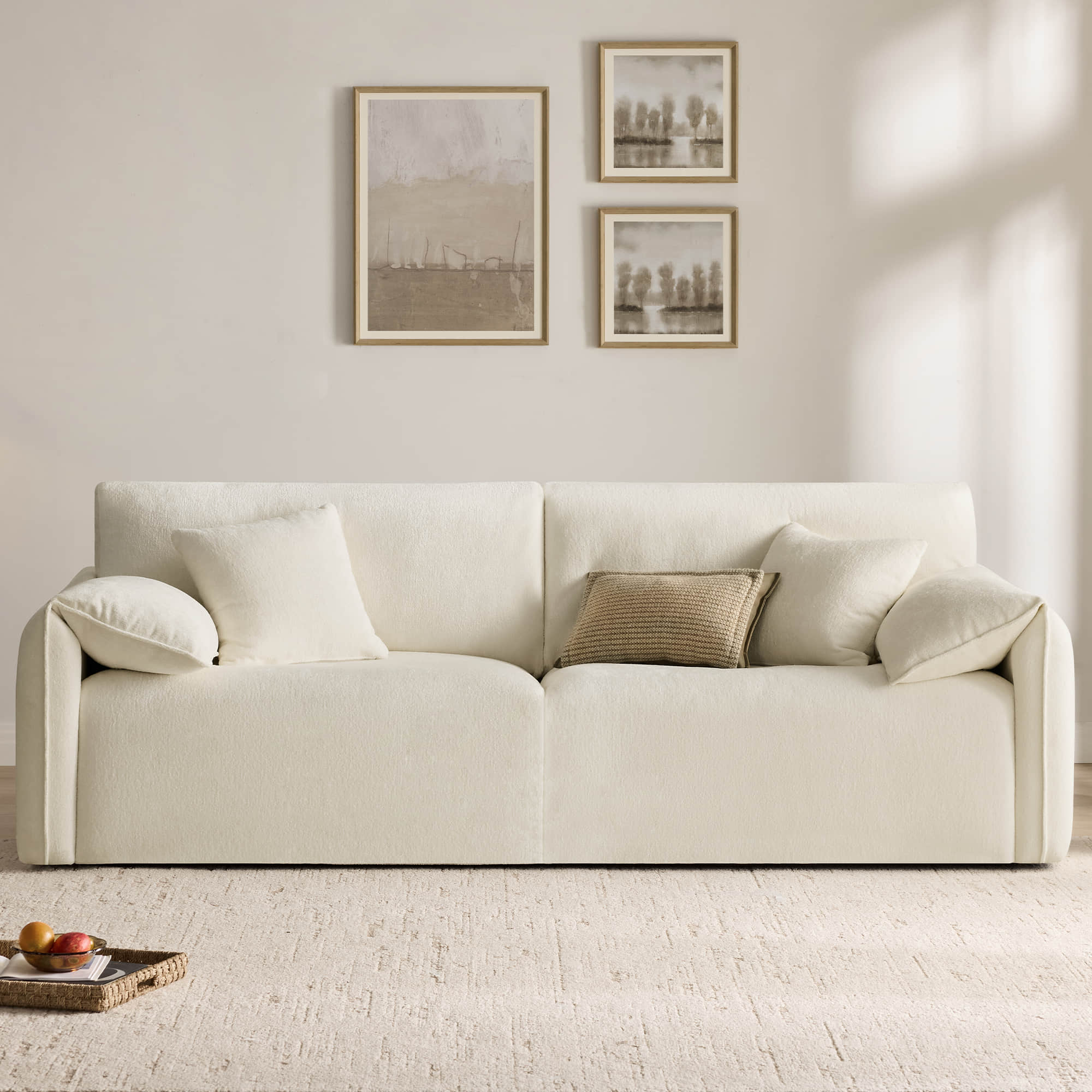 Winsley Feather Filled 3-Seat Sofa with Ottoman, Configurable Pit Sectional - Image 50