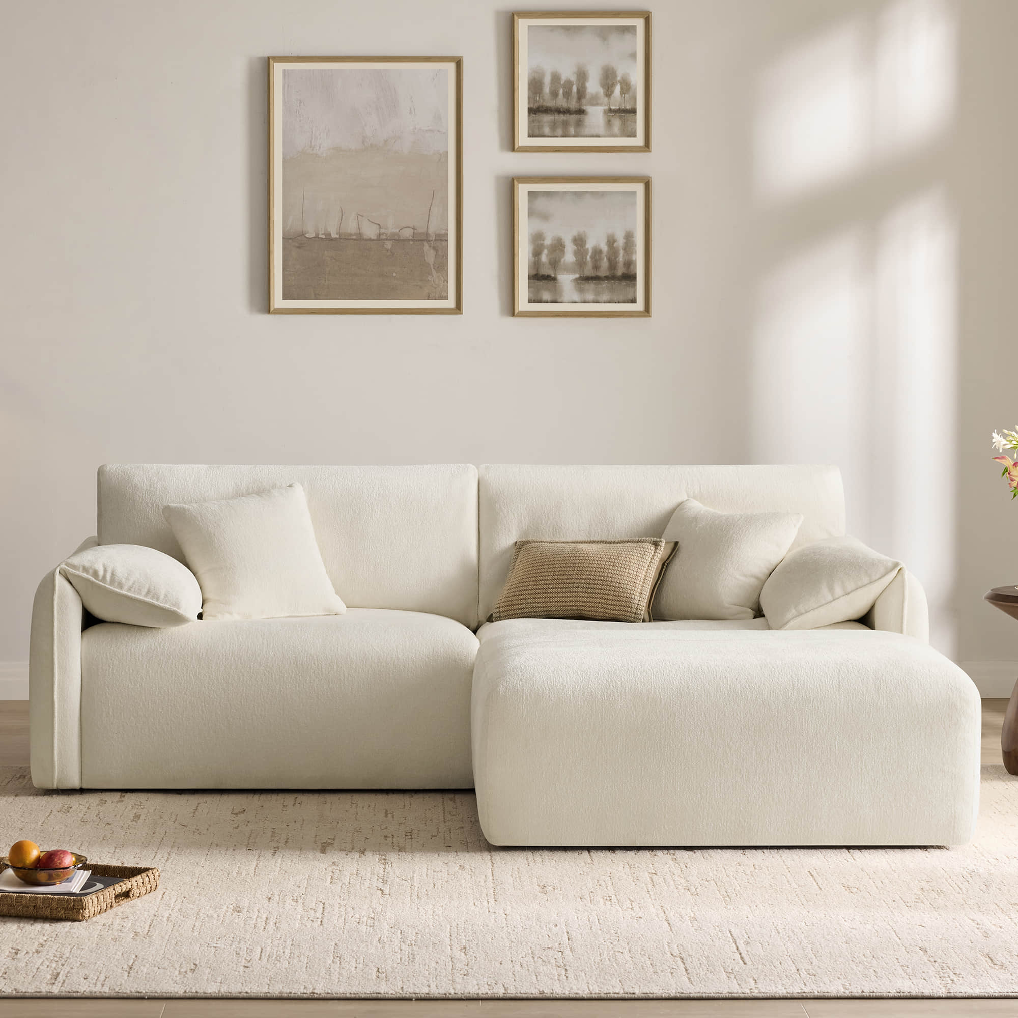 Winsley Feather Filled 3-Seat Sofa with Ottoman, Configurable Pit Sectional - Image 51