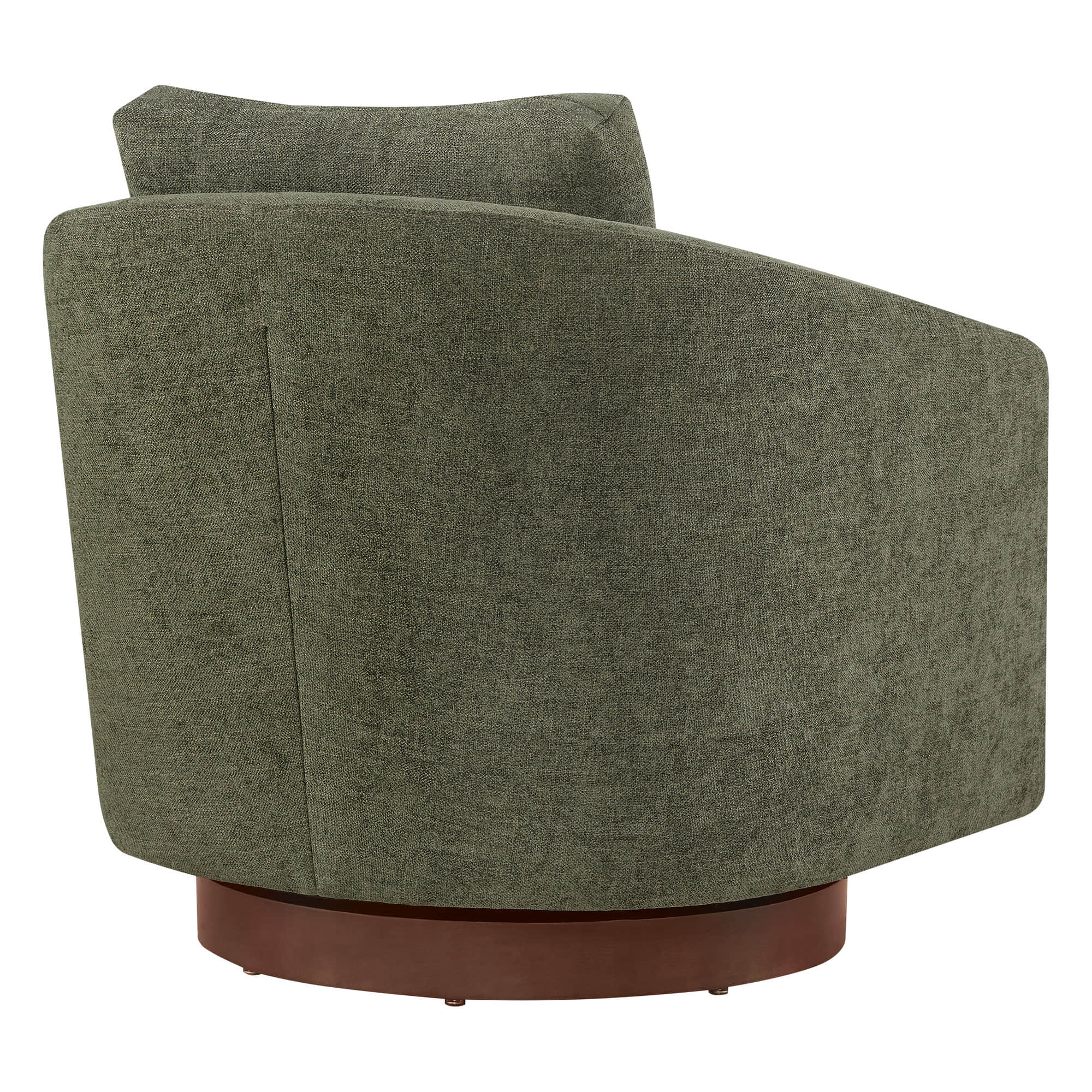 Wren Modern Swivel Accent Chair with Back Cushion - Image 8