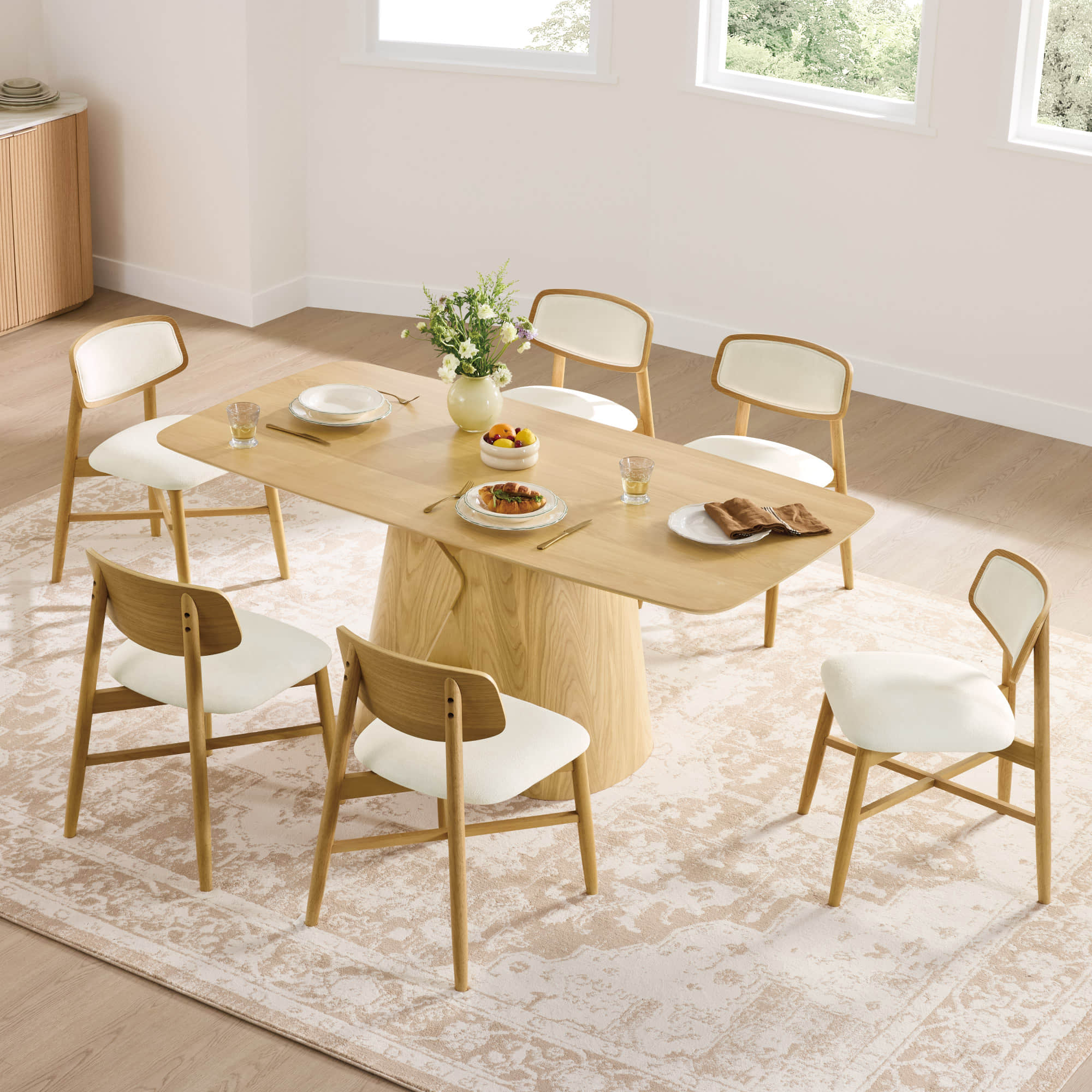 Wyatt Minimalist Wood Dining Chair - Image 46